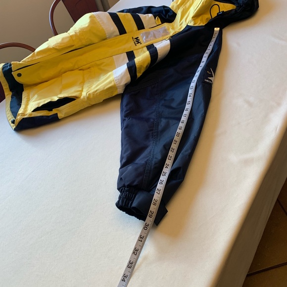 Vintage Helly Hansen nautical jacket navy white yellow size XS - Picture 13 of 16